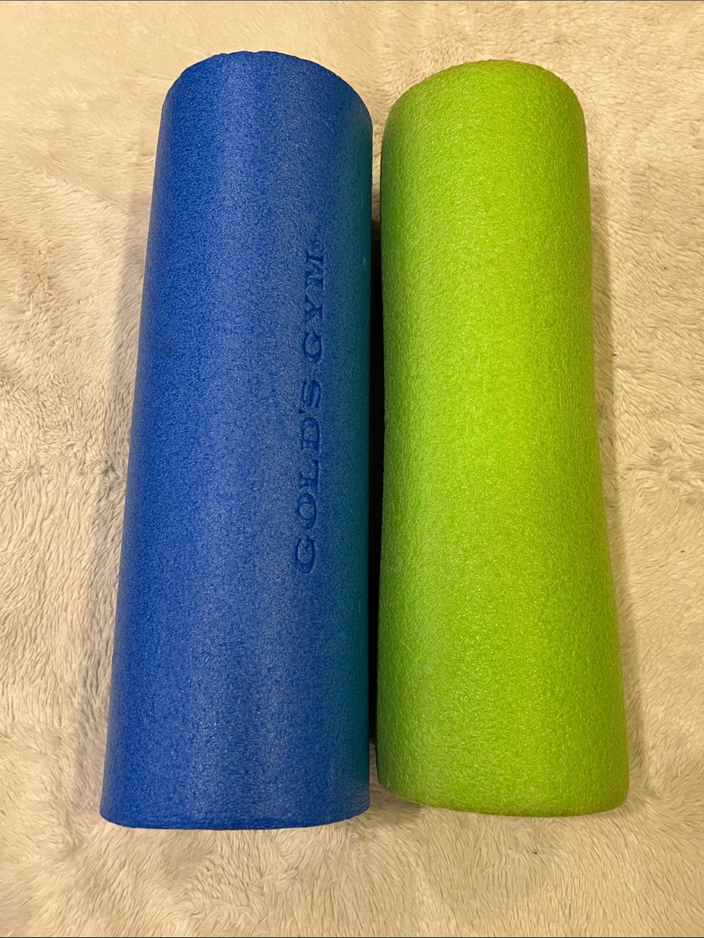 2 Foam Roller 17.5” Fitness Gaiam Gold’s Gym